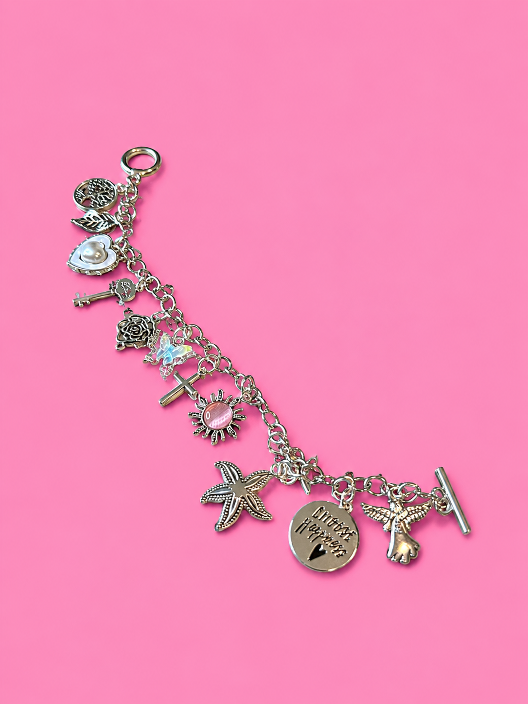 Classic Silver Charm Bracelet